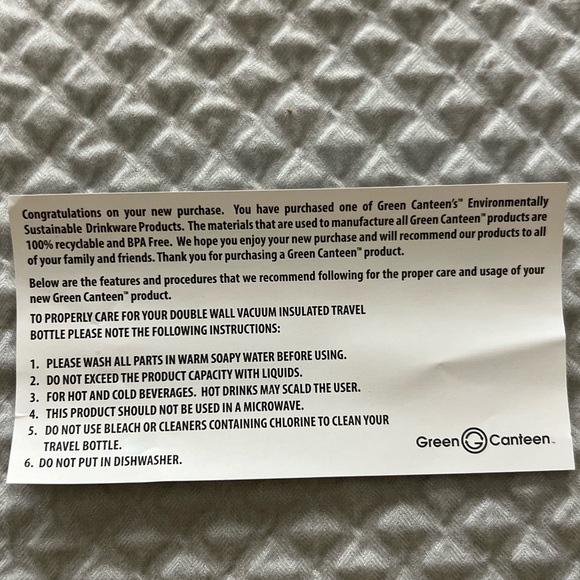 Green Canteen Drinkware - Picture 5 of 6